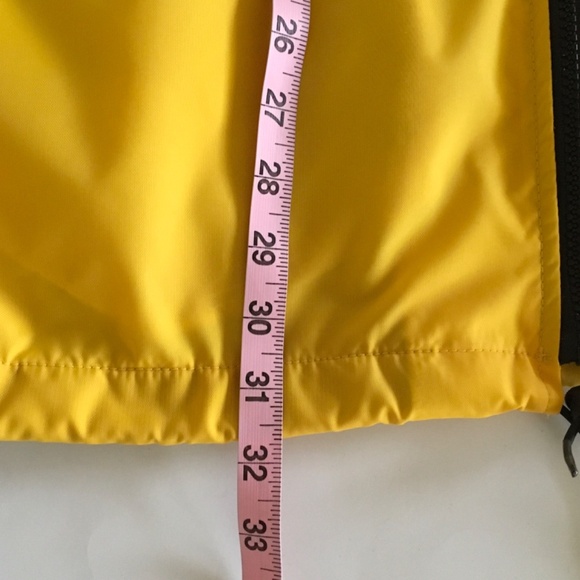 NWT Boathouse Yellow Full Zip Jacket Windbreaker Mens Sz L Lined The Myers Group - Picture 12 of 12